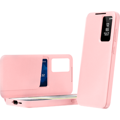 Θήκη Samsung Galaxy A56 Techsuit SmartView Series Flip με Ενεργό Πορτάκι - Pink (5949419302808)