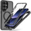 Θήκη Samsung Galaxy S26 Ultra Tech-Protect Defense Ημιδιάφανη Full Body 360° με MagSafe - Matte Black (5906302390236)