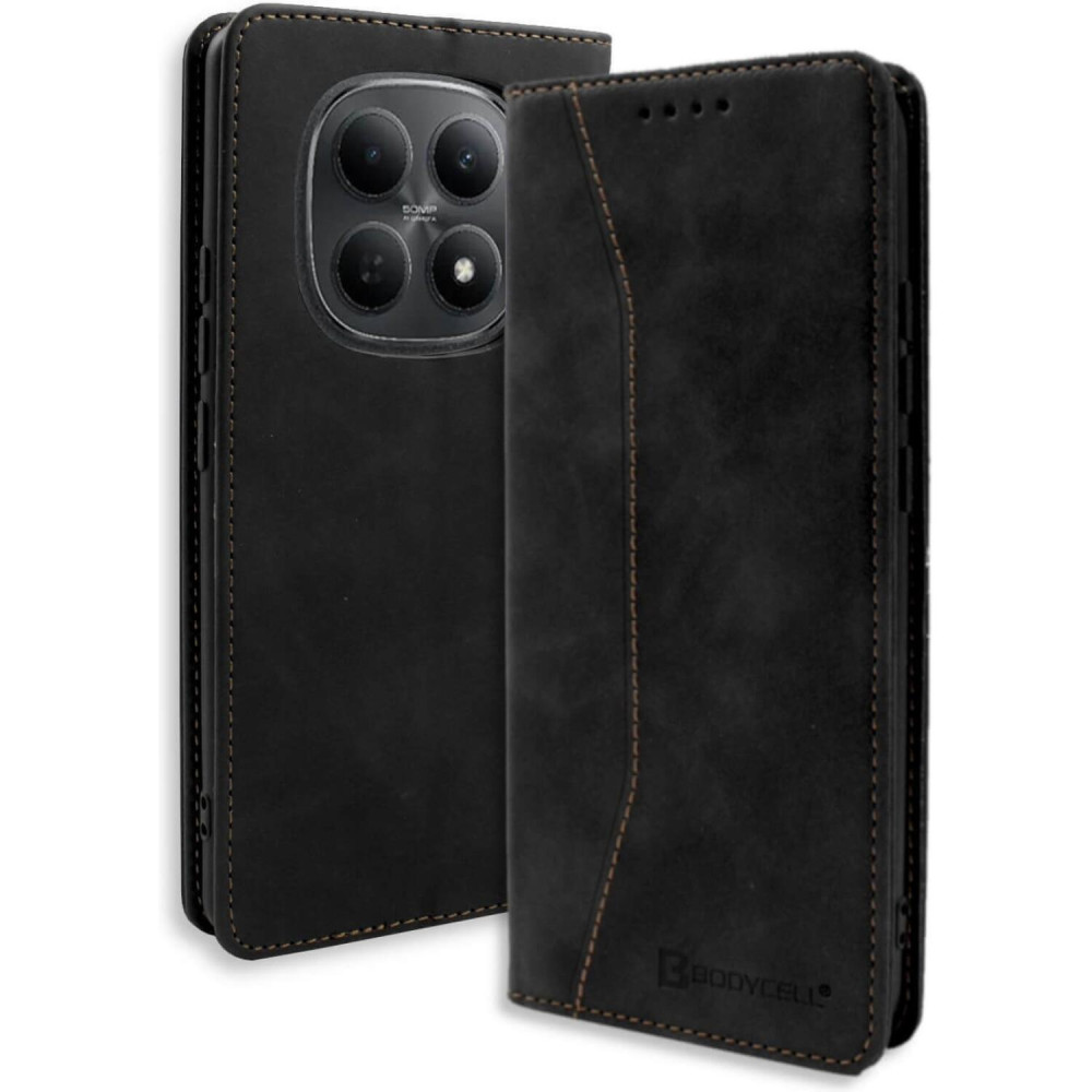 Θήκη Xiaomi Redmi Note 15 / Poco M8 Bodycell Book Case Πορτοφόλι - Black (5206015085482)