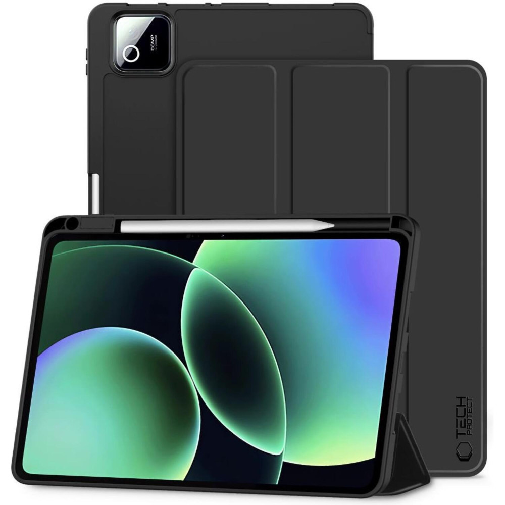 Θήκη Xiaomi Pad 8 / 8 Pro / 7 / 7 Pro 11.2" Tech-Protect SC Pen Smartcase Flip με Υποδοχή για Γραφίδα - Black (5906302339457)