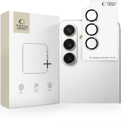 Tempered Glass Samsung Galaxy S26 / S26 Plus Tech-Protect Camring Fit+ Αντιχαρακτικό Γυαλί Προστασίας για Φακό Κάμερας - Clear (5906302353217)