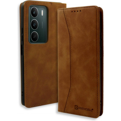 Θήκη Realme C71 Bodycell Book Case Πορτοφόλι - Brown (5206015085468)