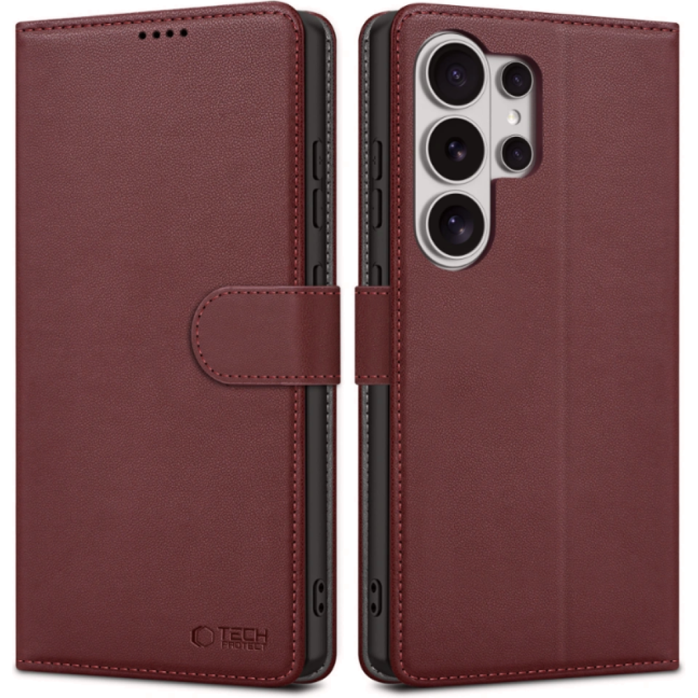 Θήκη Samsung Galaxy S26 Ultra Tech-Protect Wallet Πορτοφόλι - Mulberry (5906302390373)