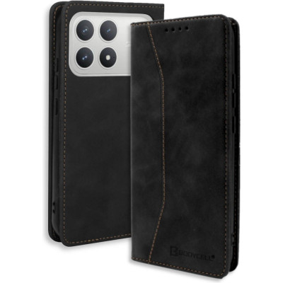 Θήκη Xiaomi Poco F8 Pro Bodycell Book Case Πορτοφόλι - Black (5206015085604)