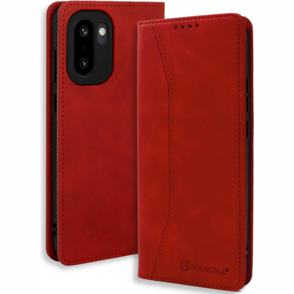 Θήκη OnePlus 15R Bodycell Book Case Πορτοφόλι - Red (5206015085444)