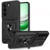 Θήκη Realme C71 Bodycell Armor Slide Ανθεκτική με Κάλυμμα για την Κάμερα & Μεταλλικό Ring Holder - Black (5206015085758)