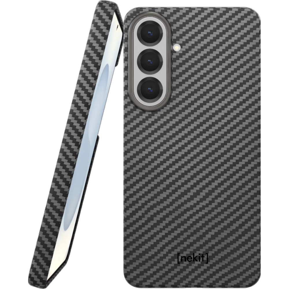 Θήκη Samsung Galaxy S26 Plus Nekit Fiber Σκληρή με MagSafe Aramid Fiber 1mm 1500D Kevlar - Black (8719246543012)