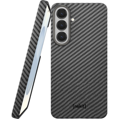Θήκη Samsung Galaxy S26 Plus Nekit Fiber Σκληρή με MagSafe Aramid Fiber 1mm 1500D Kevlar - Black (8719246543012)