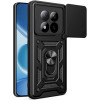 Θήκη Xiaomi Redmi Note 15 Pro Plus / Poco M8 Pro Bodycell Armor Slide Ανθεκτική με Κάλυμμα για την Κάμερα & Μεταλλικό Ring Holder - Black (5206015085871)