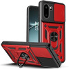 Θήκη OnePlus 15R Bodycell Armor Slide Ανθεκτική με Κάλυμμα για την Κάμερα & Μεταλλικό Ring Holder - Red (5206015085734)