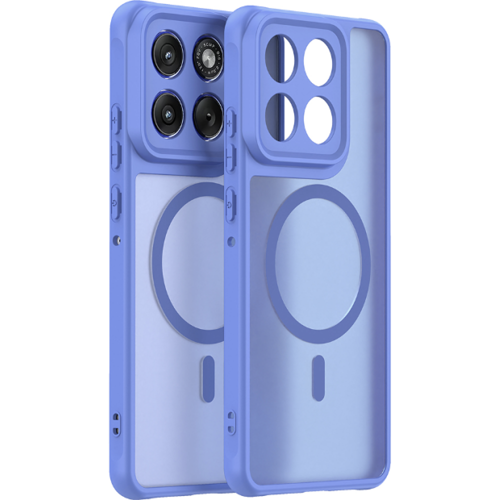 Θήκη Motorola Edge 70 Techsuit HaloFrost II MagSafe Σκληρή Ημιδιάφανη με MagSafe - Sky Blue (5949419348462)