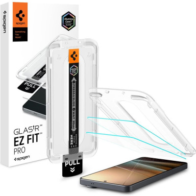 Tempered Glass Samsung Galaxy S26 Ultra Spigen GLAS.tR EZ Fit Pro Anti Reflection AluminaCore 10H+ Ανθεκτικό Αντιχαρακτικό Γυαλί Προστασίας Οθόνης 2 Τεμάχια - Clear (AGL11069)