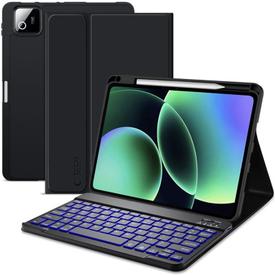 Θήκη Xiaomi Pad 8 / 8 Pro / 7 / 7 Pro 11.2" Tech-Protect SC Pen & Keyboard με Υποδοχή για Γραφίδα & Πληκτρολόγιο Bluetooth - Black (5906302339464)