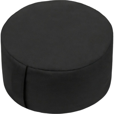 Μαξιλάρι Γιόγκα / Διαλογισμού Relaxdays Yoga Meditation Cushion Στρογγυλό από Βαμβάκι & Φαγόπυρο 13 x 33 cm - Black (10051170_46)