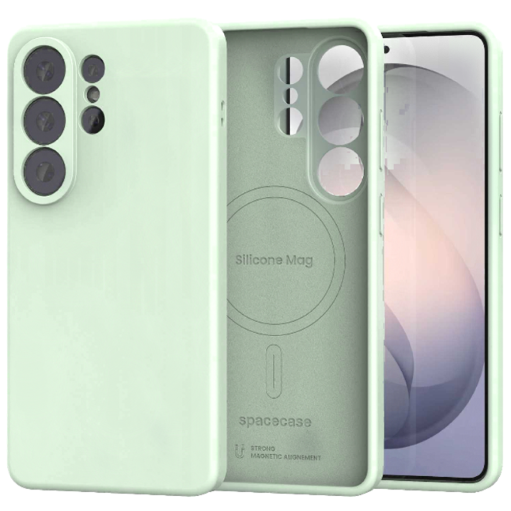 Θήκη Samsung Galaxy S26 Ultra Spacecase Silicone Mag Case Σιλικόνης με MagSafe - Mint (5905719139667)