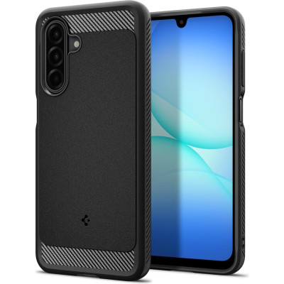 Θήκη Samsung Galaxy A17 Spigen Rugged Armor Ανθεκτική Σιλικόνης - Matte Black (ACS09844)