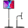 Βάση Στήριξης Lisen Stand Γραφείου Επιτραπέζια Ρυθμιζόμενη για Κινητό & Tablet 4.7" έως 12.9" - Black (6941237430618)