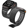 Λουράκι Apple Watch Ultra/SE/11/10/9/8/7/6/5/4 (49/46/45/44mm) Spigen Athlex Air 2 Υφασμάτινο - Active Black / Grey (AMP11113)