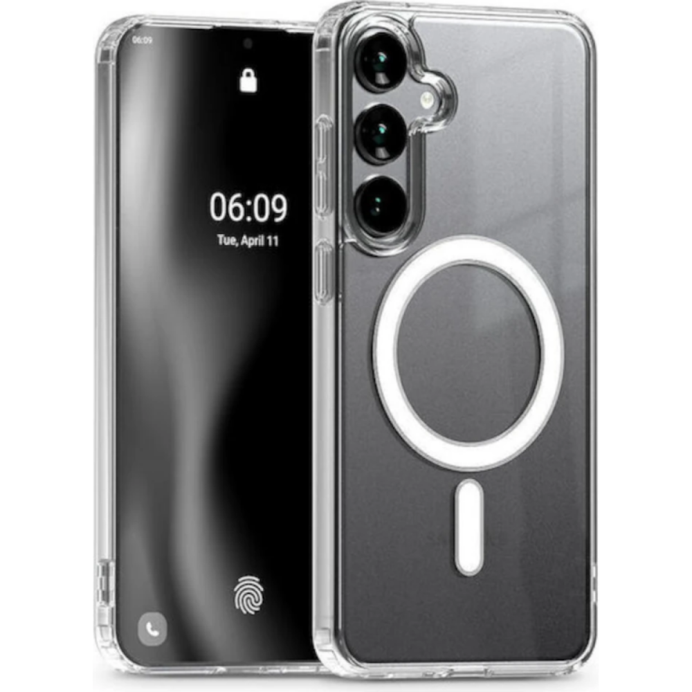 Θήκη Samsung Galaxy S25 FE Bodycell Clear Case Διάφανη Σκληρή με MagSafe - Clear (5206015086007)