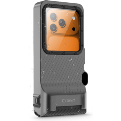 Universal Αδιάβροχη Θήκη Κινητού Tech-Protect IPX8 Pro για Smartphones 4.7" - 6.9" / Καταδύσεις έως 15m - Black / Grey (5906302353149)