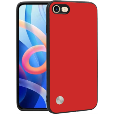 Θήκη iPhone SE 2022 / 2020 / 8 / 7 Bodycell Vegan Cover Σκληρή - Red (5206015076121)