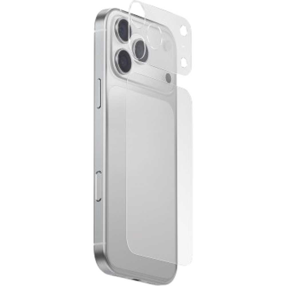 Σετ Προστασίας Κάμερας & Πλάτης iPhone 17 Pro Max Uniq Optix AeroShield Plus από Ματ PC & Μεμβράνη PET - Transparent (UNIQ-IP6.9P(2025)-AERSPCMPFCLR)