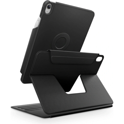 Θήκη iPad (A16) 11th Gen. 2025 11" / 10th Gen. 2022 10.9" Uniq Rovus SnapMount Περιστρεφόμενη & Αποσπώμενη με Υποδοχή Apple Pencil & Μαγνητική Πλάκα - Dallas Black (UNIQ-PDP11G(A16)-ROVSNDBLK)