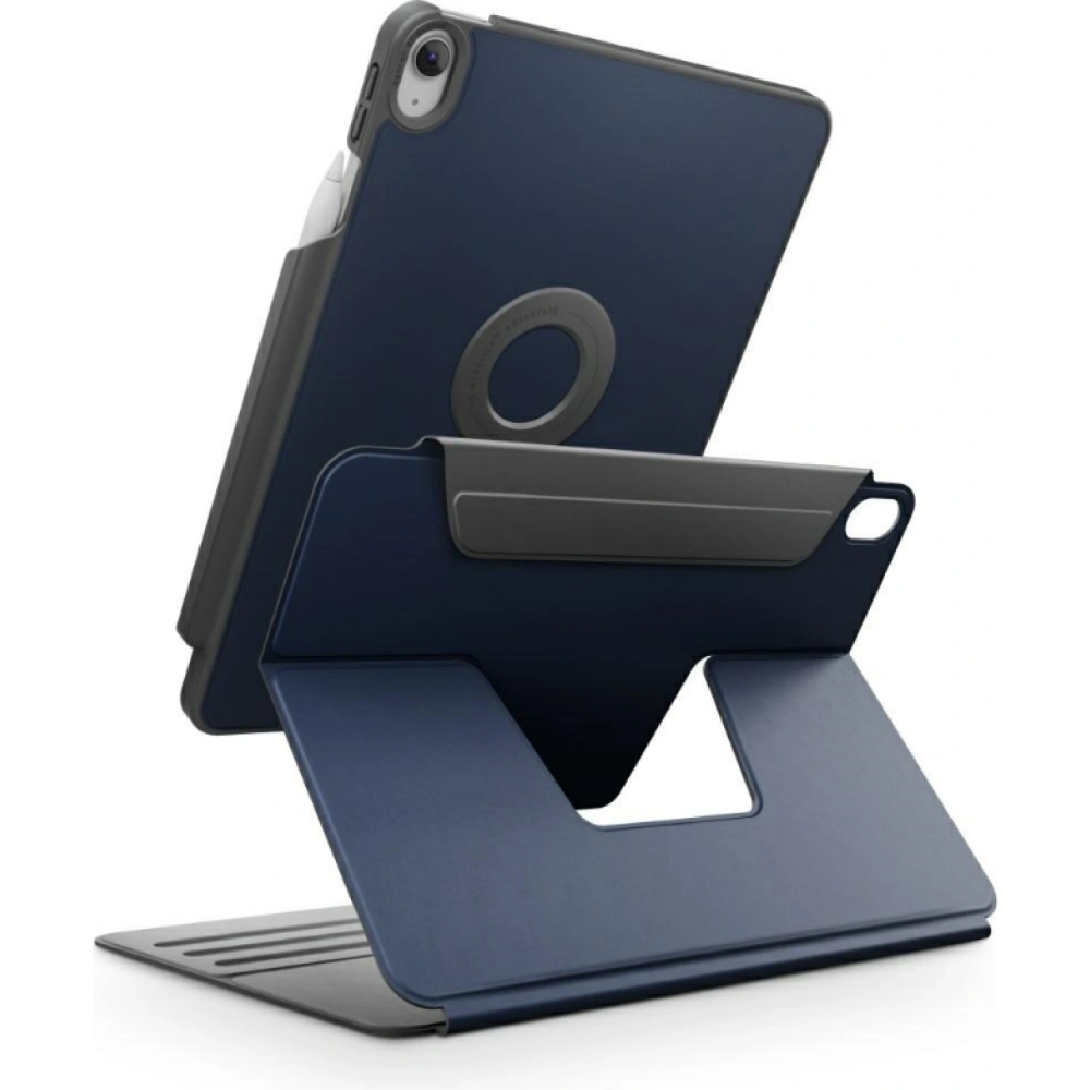 Θήκη iPad (A16) 11th Gen. 2025 11" / 10th Gen. 2022 10.9" Uniq Rovus SnapMount Περιστρεφόμενη & Αποσπώμενη με Υποδοχή Apple Pencil & Μαγνητική Πλάκα - Navy Blue (UNIQ-PDP11G(A16)-ROVSNNBU)