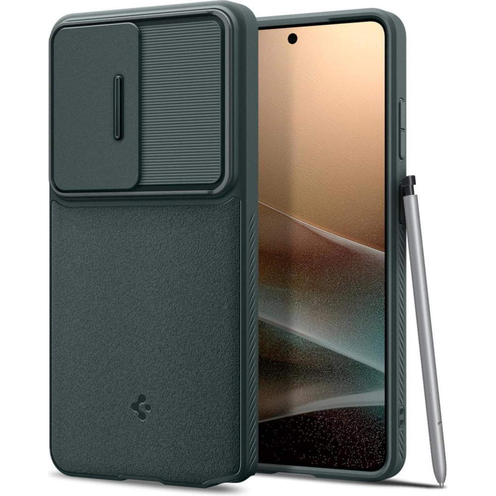 Θήκη Samsung Galaxy S26 Ultra Spigen Optik Armor Ανθεκτική με Κάλυμμα για την Κάμερα - Abyss Green (ACS10688)