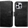 Θήκη iPhone 16 Pro iCarer Leather Detachable 2 in 1 Wallet Δερμάτινο Πορτοφόλι με RFID & MagSafe - Black (WMI16240720-BK)