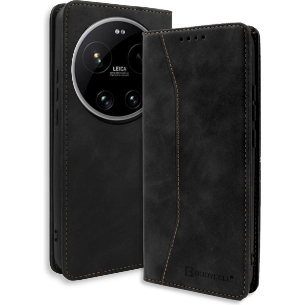 Θήκη Xiaomi 17 Ultra Bodycell Book Case Πορτοφόλι - Black (5206015086113)