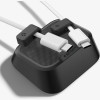 Οργανωτής Καλωδίων Spigen LD103 Magnetic Cable Holder Μαγνητική Βάση 2 Θέσεων από Αντιολισθητική Σιλικόνη - Black (APP11145)