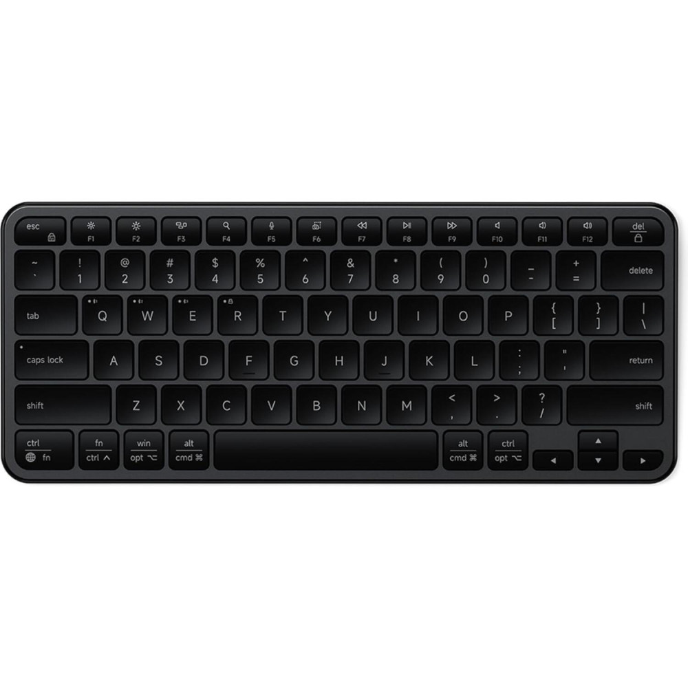 Πληκτρολόγιο Satechi Slim EX1 Wireless Keyboard Ασύρματο Bluetooth QWERTY Αγγλικό US - Space Black (ST-KEX1C-EN)