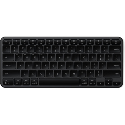 Πληκτρολόγιο Satechi Slim EX1 Wireless Keyboard Ασύρματο Bluetooth QWERTY Αγγλικό US - Space Black (ST-KEX1C-EN)
