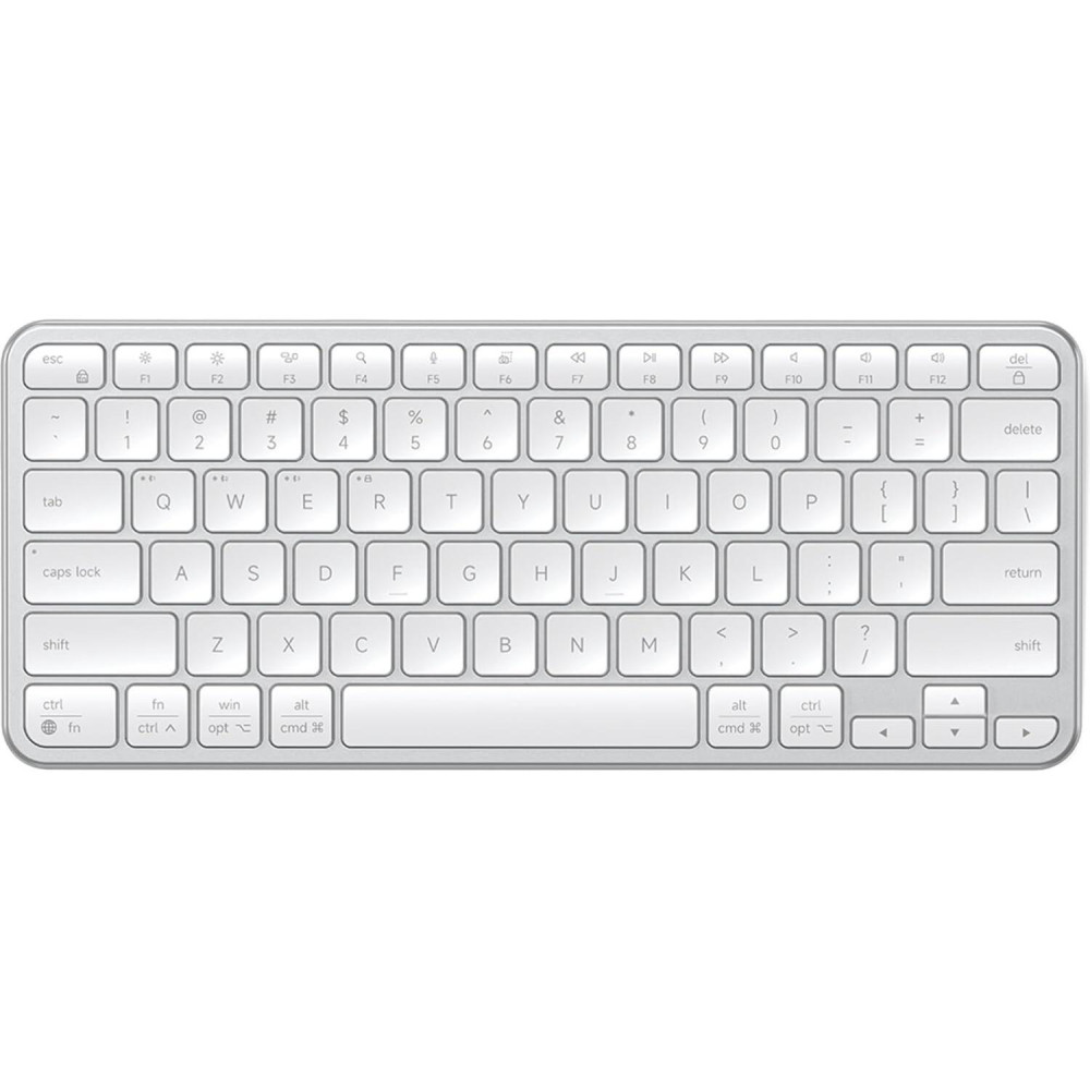 Πληκτρολόγιο Satechi Slim EX1 Wireless Keyboard Ασύρματο Bluetooth QWERTY Αγγλικό US - Silver (ST-KEX1S-EN)
