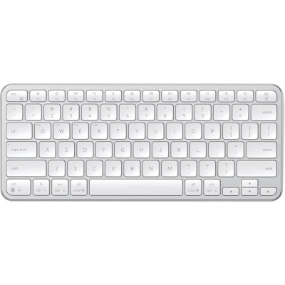 Πληκτρολόγιο Satechi Slim EX1 Wireless Keyboard Ασύρματο Bluetooth QWERTY Αγγλικό US - Silver (ST-KEX1S-EN)