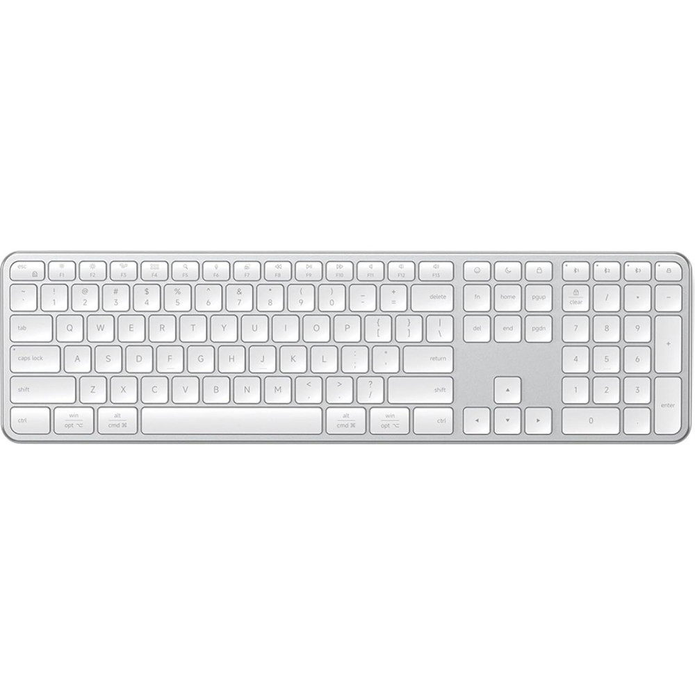 Πληκτρολόγιο Satechi Slim EX3 Wireless Keyboard Ασύρματο Bluetooth QWERTY Αγγλικό US - Silver (ST-KEX3S-EN)