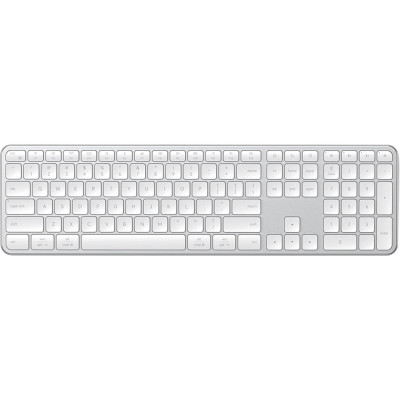 Πληκτρολόγιο Satechi Slim EX3 Wireless Keyboard Ασύρματο Bluetooth QWERTY Αγγλικό US - Silver (ST-KEX3S-EN)