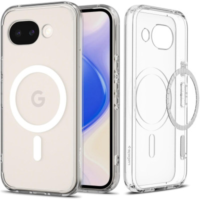 Θήκη Google Pixel 10a Spigen Ultra Hybrid MagFit Ανθεκτική Σκληρή με MagSafe - Clear / White (ACS11276)