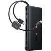 PowerBank Baseus EnerFill FC41 για Laptop με Θύρες 1 x Type-C / 1 x USB-A & Ενσωματωμένα Καλώδια 2 x Type-C 100W 20.000mAh - Cosmic Black (E0028N03)
