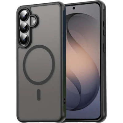 Θήκη Samsung Galaxy A37 Bodycell MagSafe Backcover Σκληρή Ημιδιάφανη με MagSafe - Matte Black (5206015083822)