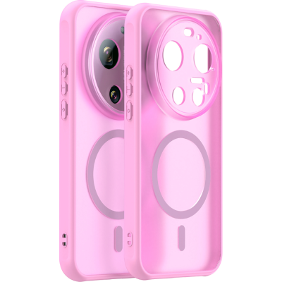 Θήκη Xiaomi 17 Ultra Techsuit HaloFrost II MagSafe Σκληρή Ημιδιάφανη με MagSafe - Pink (5949419362345)