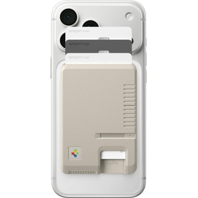 Universal Θήκη Spigen Classic LS MagFit Σκληρό MagSafe Πορτοφόλι για Κάρτες - Stone (AFA10949)