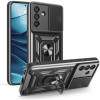 Θήκη Samsung Galaxy A57 Bodycell Armor Slide Ανθεκτική με Κάλυμμα για την Κάμερα & Μεταλλικό Ring Holder - Black (5206015086175)