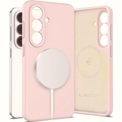 Θήκη Samsung Galaxy S26 Tech-Protect Silicone MagSafe Σιλικόνης με MagSafe - Pink Pearl (5906302390274)