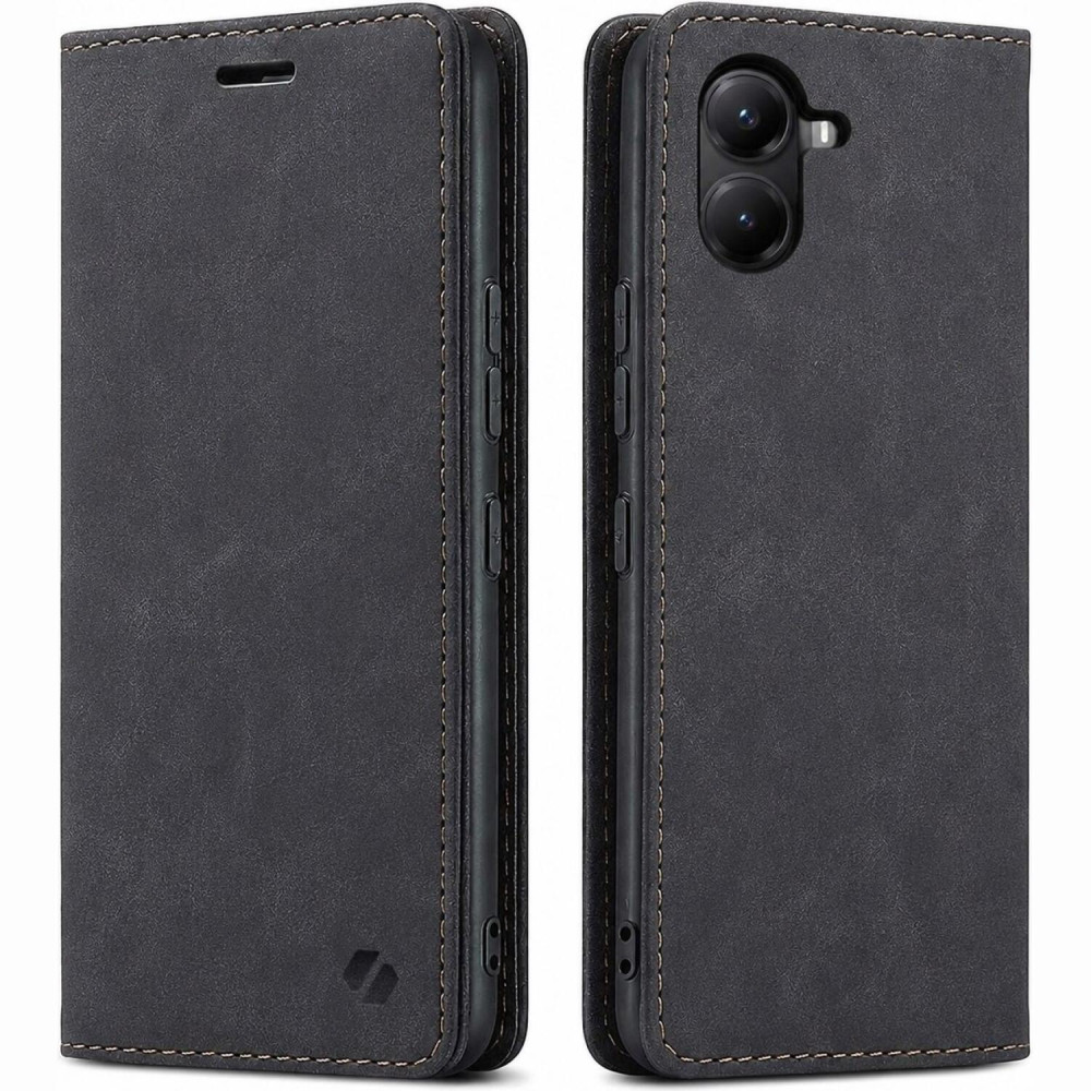 Θήκη Xiaomi Poco X7 Pro Spacecase Wallet Πορτοφόλι - Black (5905719118051)
