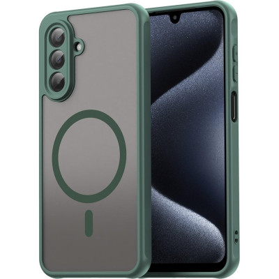 Θήκη Samsung Galaxy A17 Techsuit HaloFrost II MagSafe Σκληρή Ημιδιάφανη με MagSafe - Green (5949419296046)