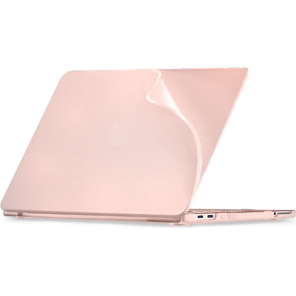 Θήκη MacBook Neo 13" 2026 Tech-Protect Softshell από Εύκαμπτο Πολυπροπυλένιο PP - Matte Blush (5906302323173)