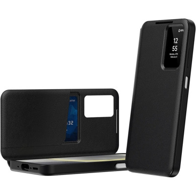 Θήκη Samsung Galaxy A17 / A26 Techsuit SmartView Series Flip με Ενεργό Πορτάκι - Black (5949419336261)