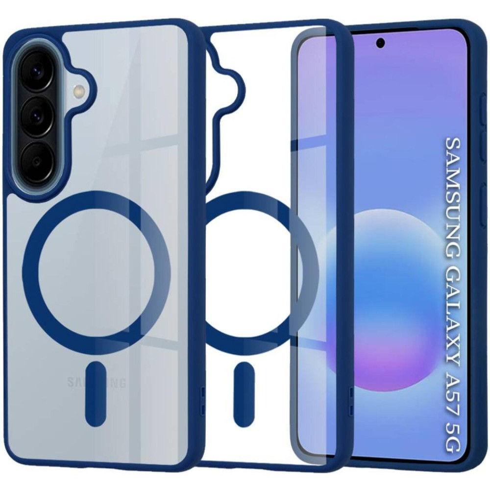 Θήκη Samsung Galaxy A57 Techsuit MagSafe Pro Σκληρή Διάφανη με MagSafe - Blue (5949419366985)